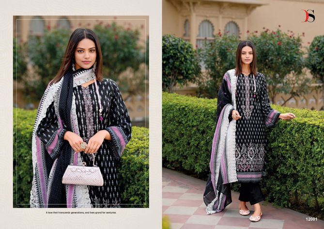 Bin Saeed 12 By Deepsy Pure Cotton Embroidery Pakistani Salwar Suit Suppliers In India